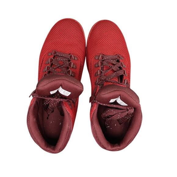 Timberland Shoes Mens 8.5 Hiking Boot EuroTrail Outdoor Sport Red Active Lace Up - Picture 8 of 13